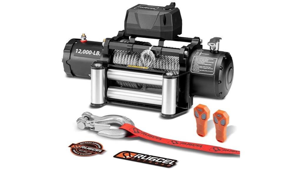 heavy duty waterproof truck winch