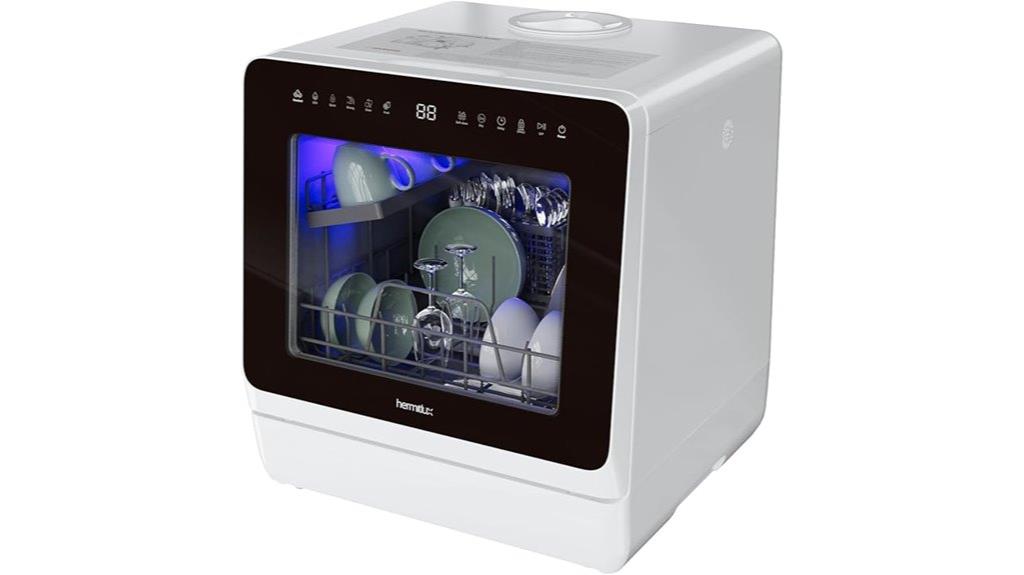 hermitlux dishwasher with multiple programs