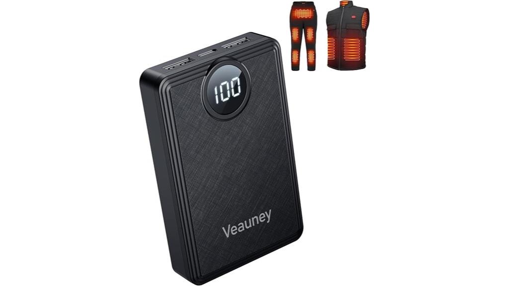 high capacity heated vest battery
