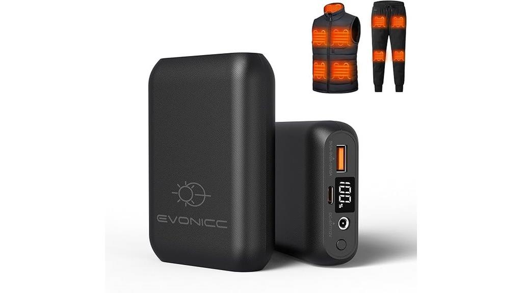 high capacity heated vest battery