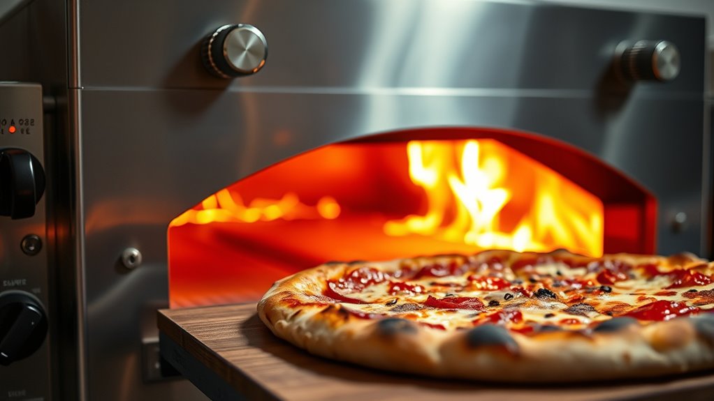 high temperature pizza oven factors