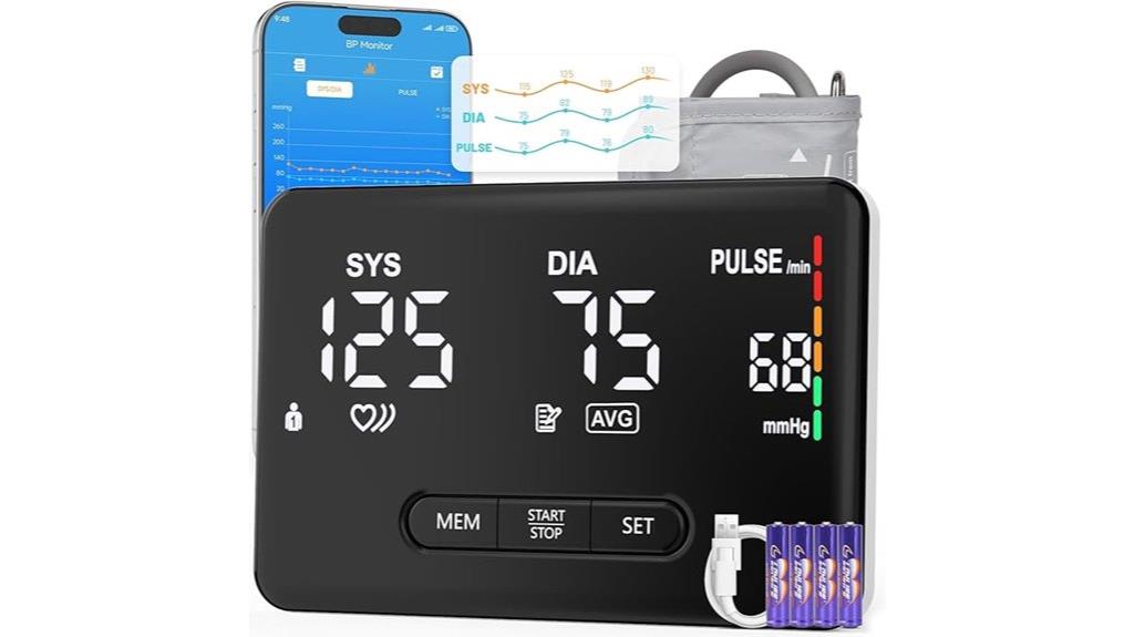 home bluetooth blood pressure monitor