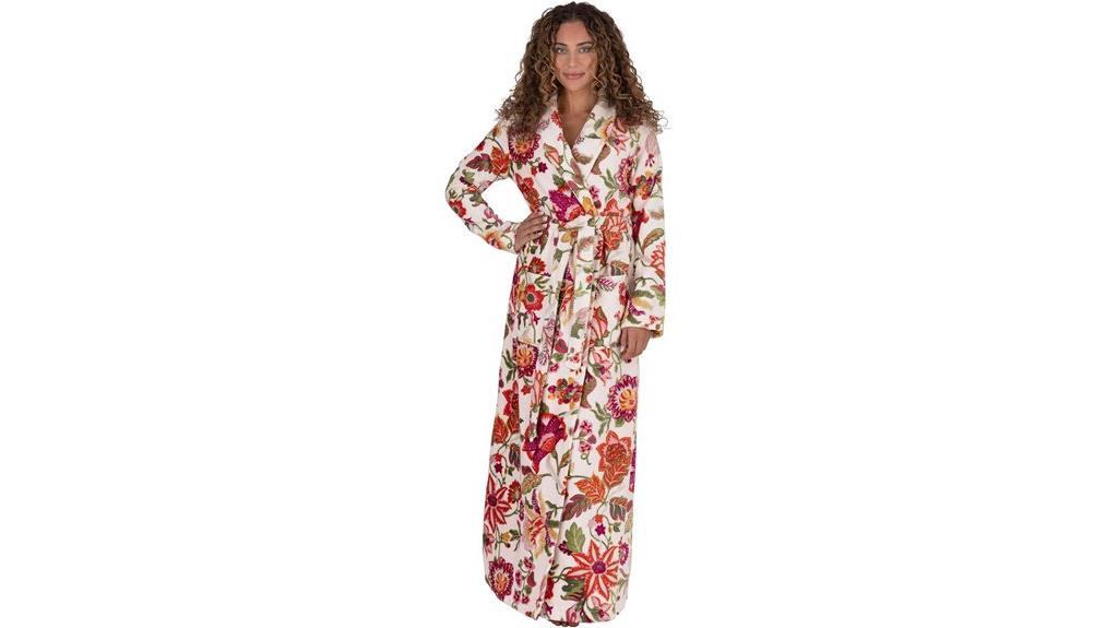 hooded belted bathrobe