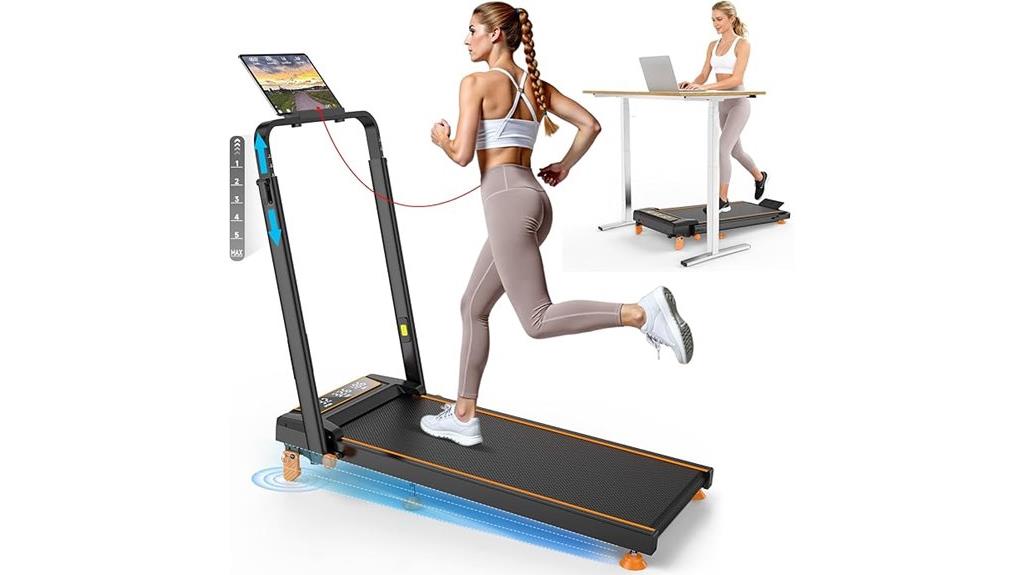 incline adjustable walking treadmill