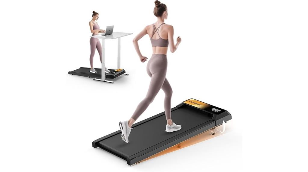 incline walking treadmill display