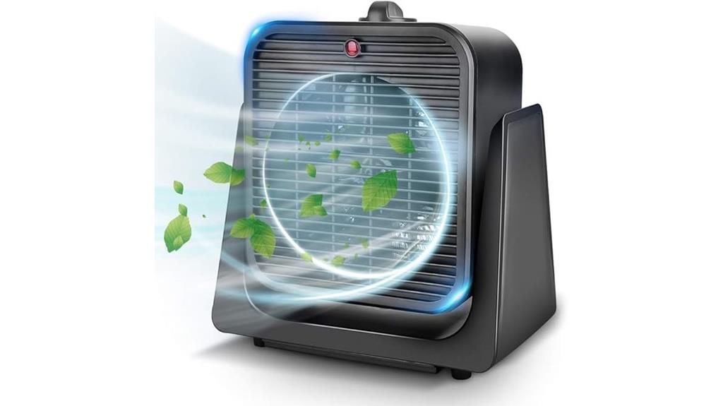 indoor fan heater combo