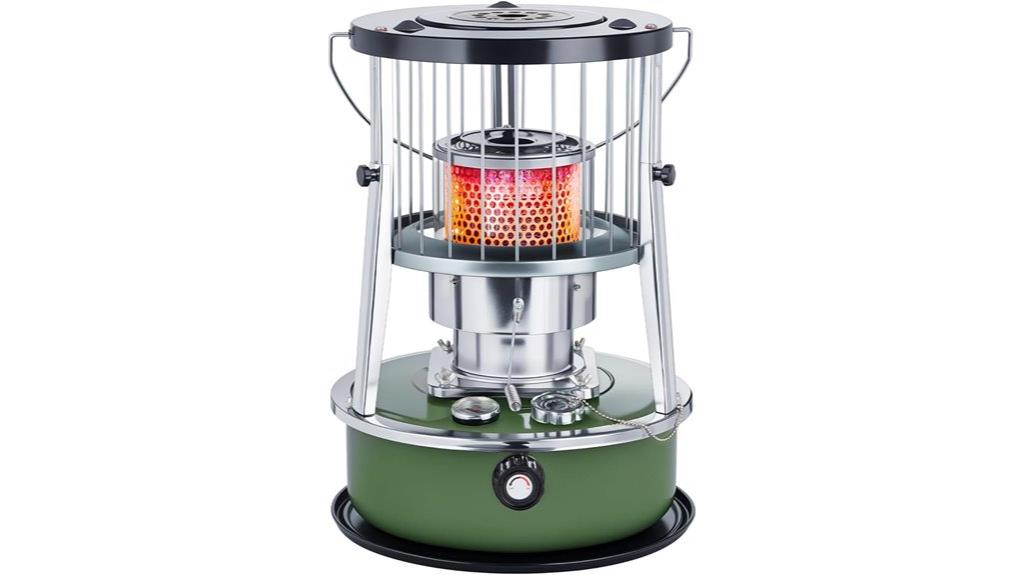 indoor kerosene heater capacity
