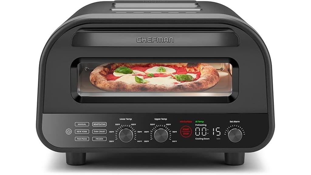 indoor pizza oven touchscreen