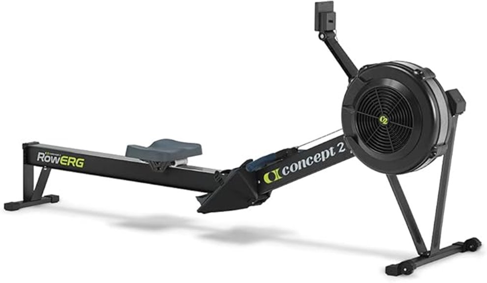 indoor rowing exercise equipment