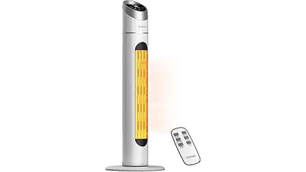 indoor tower heater remote