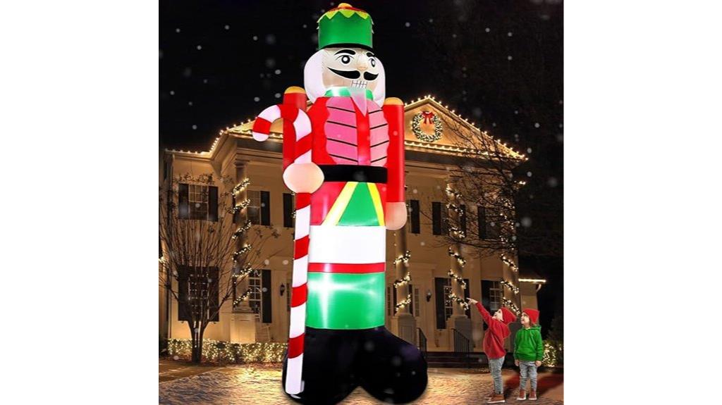 inflatable nutcracker christmas decor