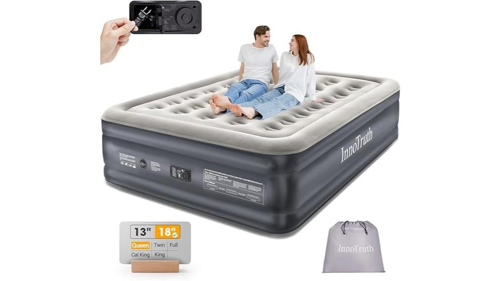 inflatable queen bed