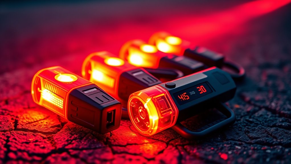 key emergency flare features