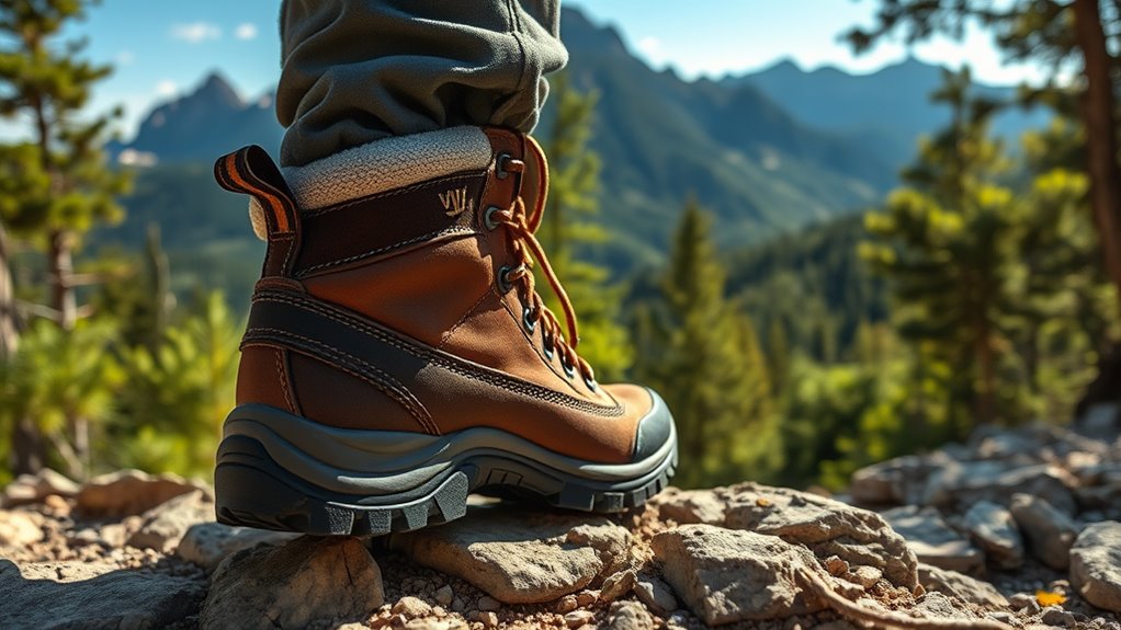 key trail hiking boot features