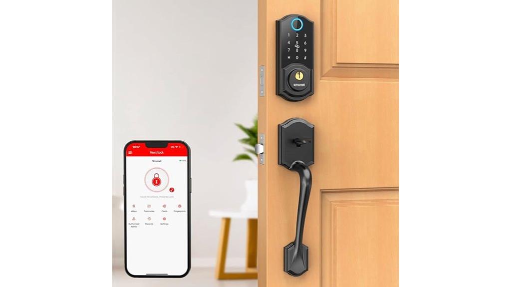 keyless fingerprint front lock