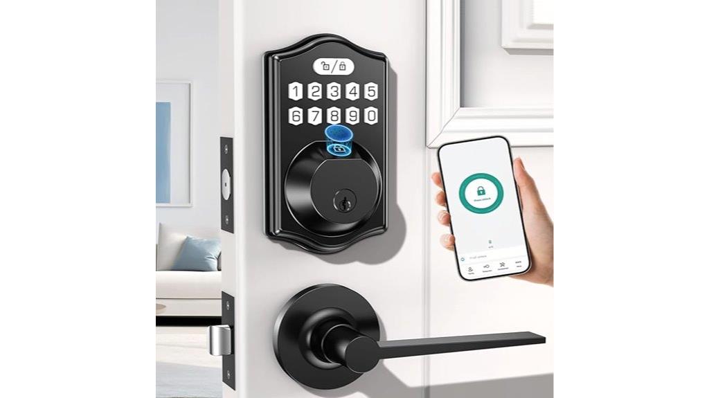 keyless handle door lock