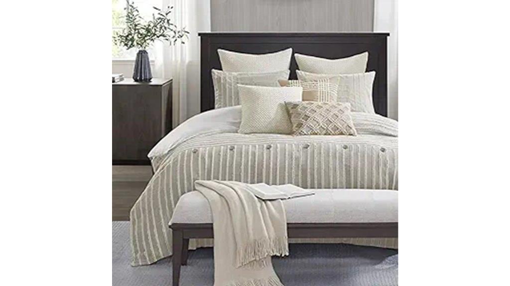 king sized jacquard comforter