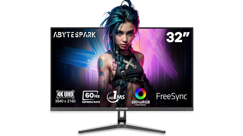 large 4k gaming display