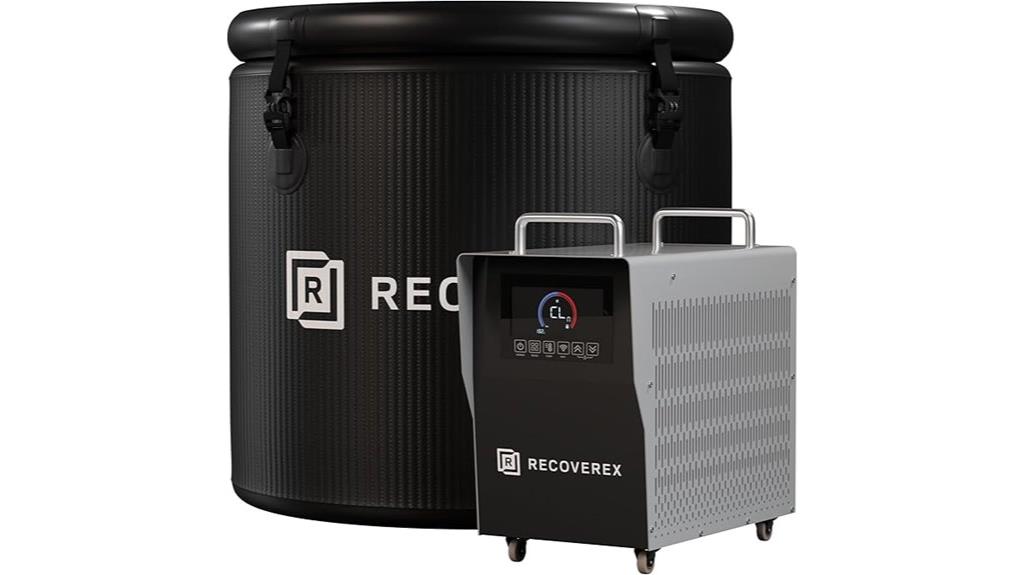 large 88 gallon cold plunge