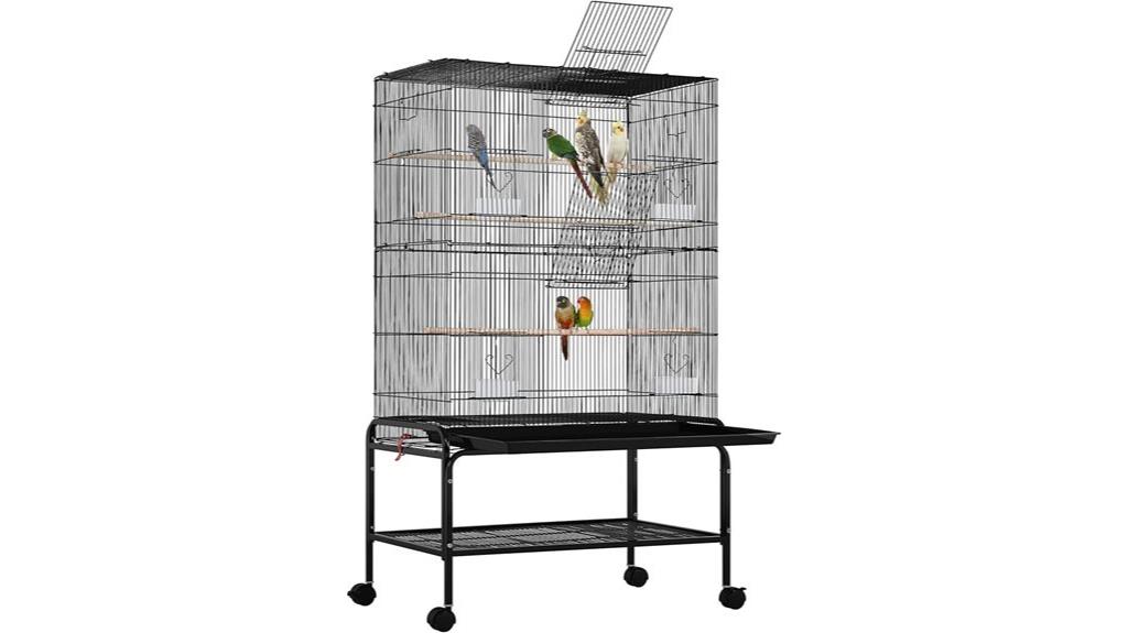large bird cage stand