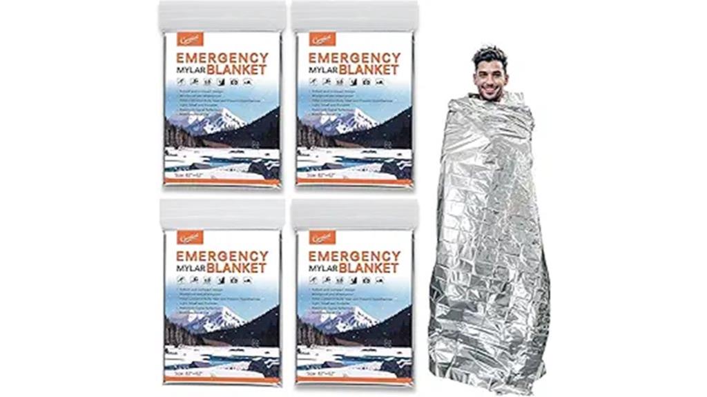 large emergency thermal blankets