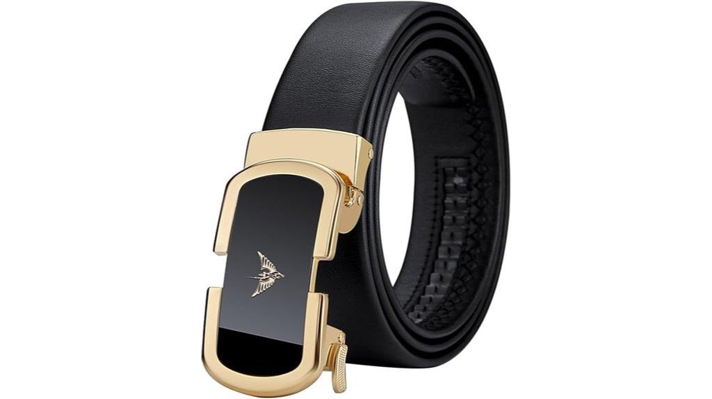 leather ratchet belt men