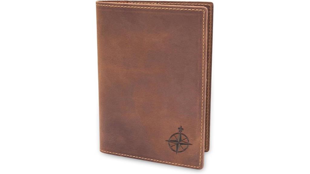 leather travel passport wallet