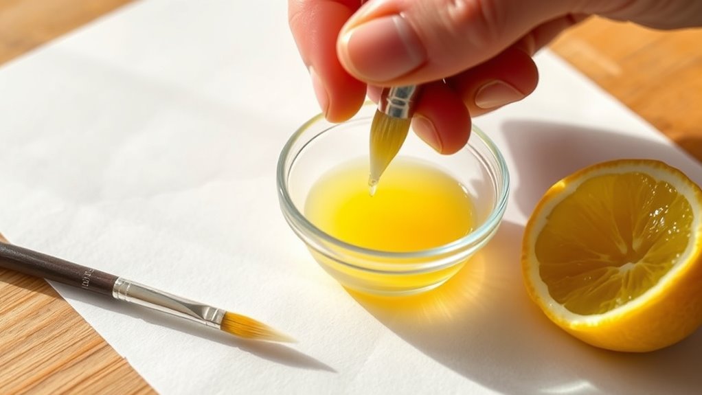 lemon juice invisible ink