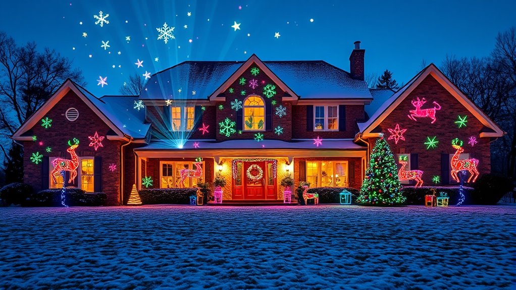 light projection weather resistant features