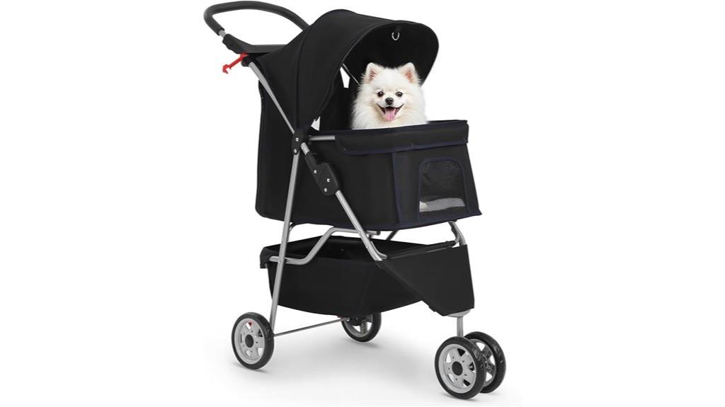 lightweight breathable foldable stroller