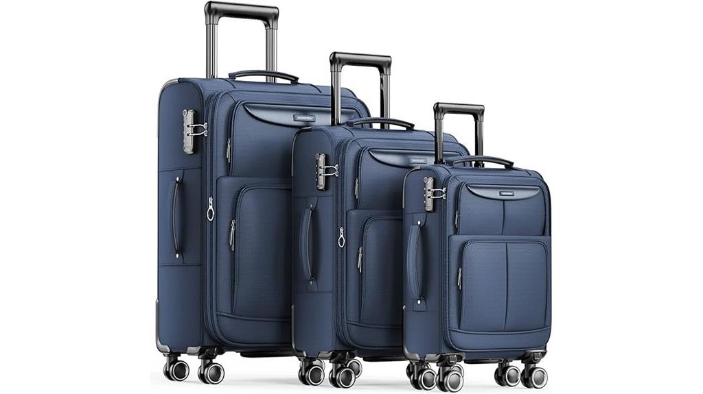 lightweight spinner luggage set