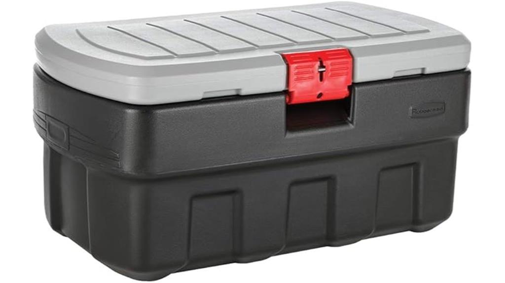 lockable 35 gallon storage box