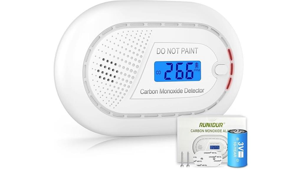 long lasting carbon monoxide alarms