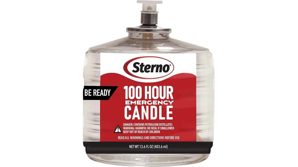 long lasting emergency candles