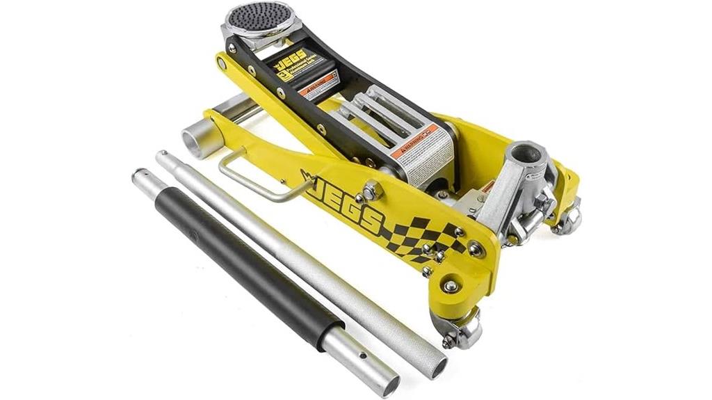 low profile aluminum floor jack