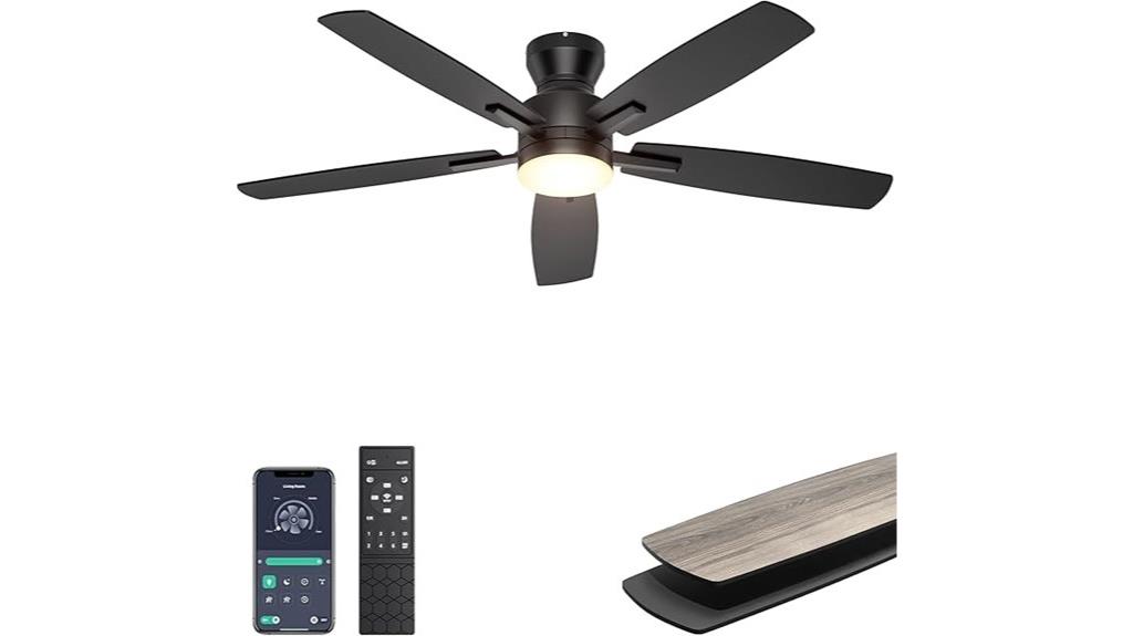 low profile ceiling fan