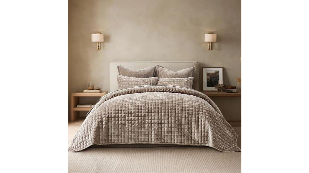 luxurious velvet queen quilt