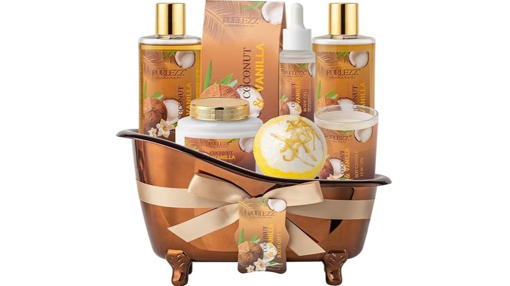 luxurious women s spa basket