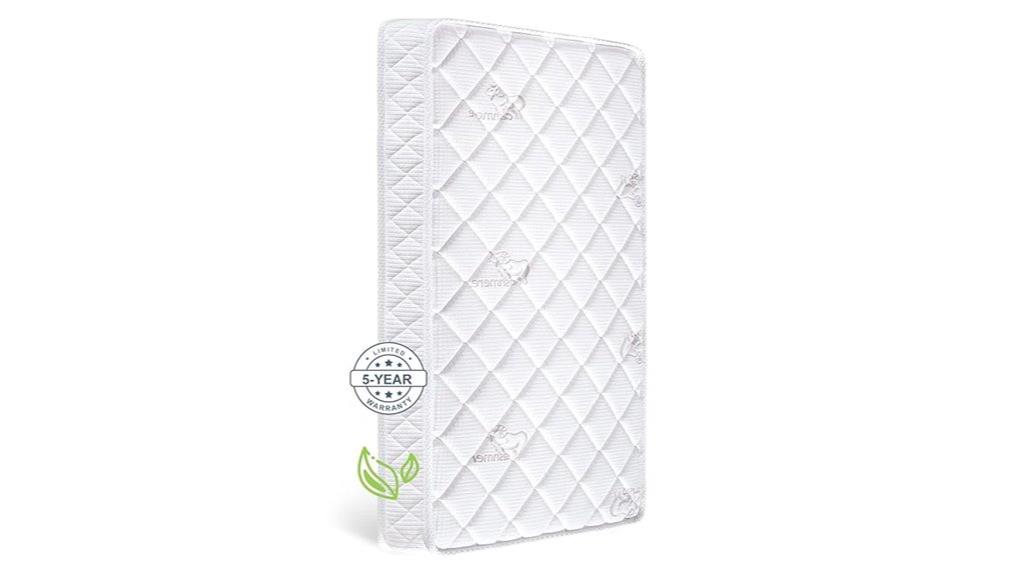 luxury 5 inch knitted hypoallergenic mattress