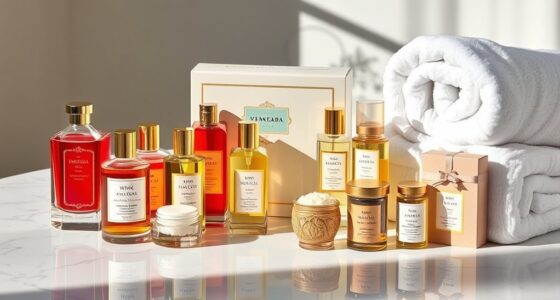 luxury bath oils and salts