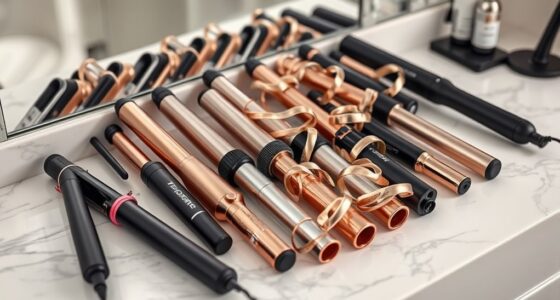 luxury curling wand selection
