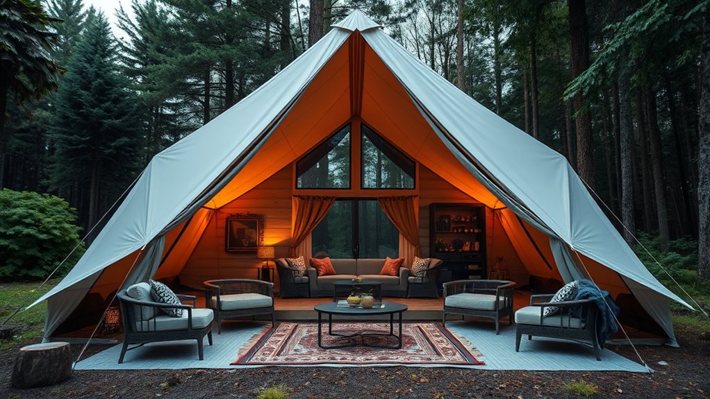 luxury durable camping tents