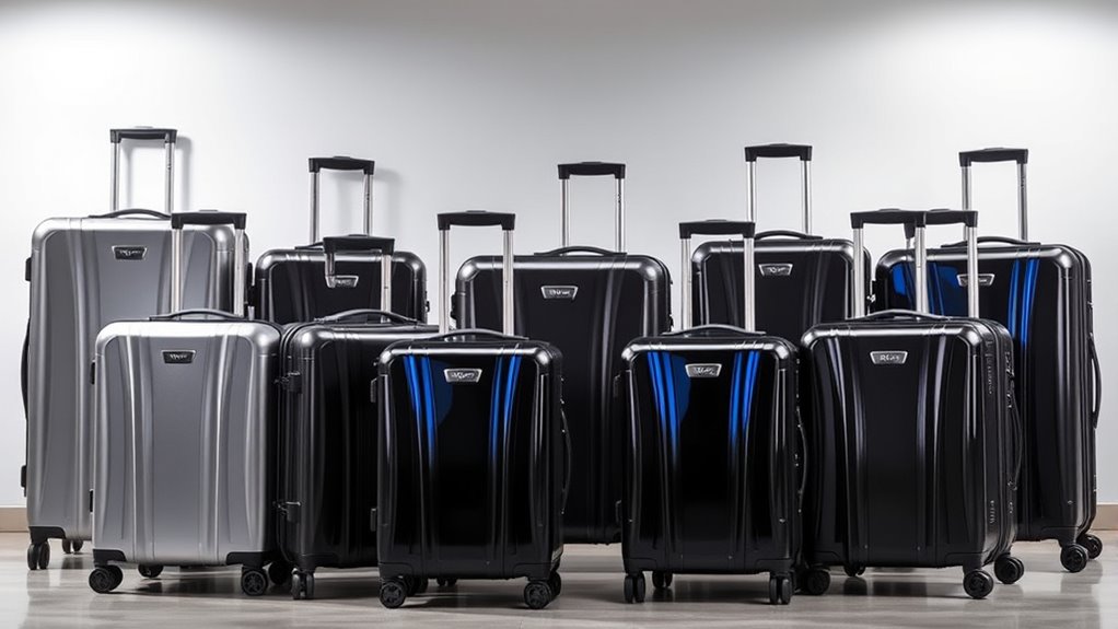 luxury durable luggage sets