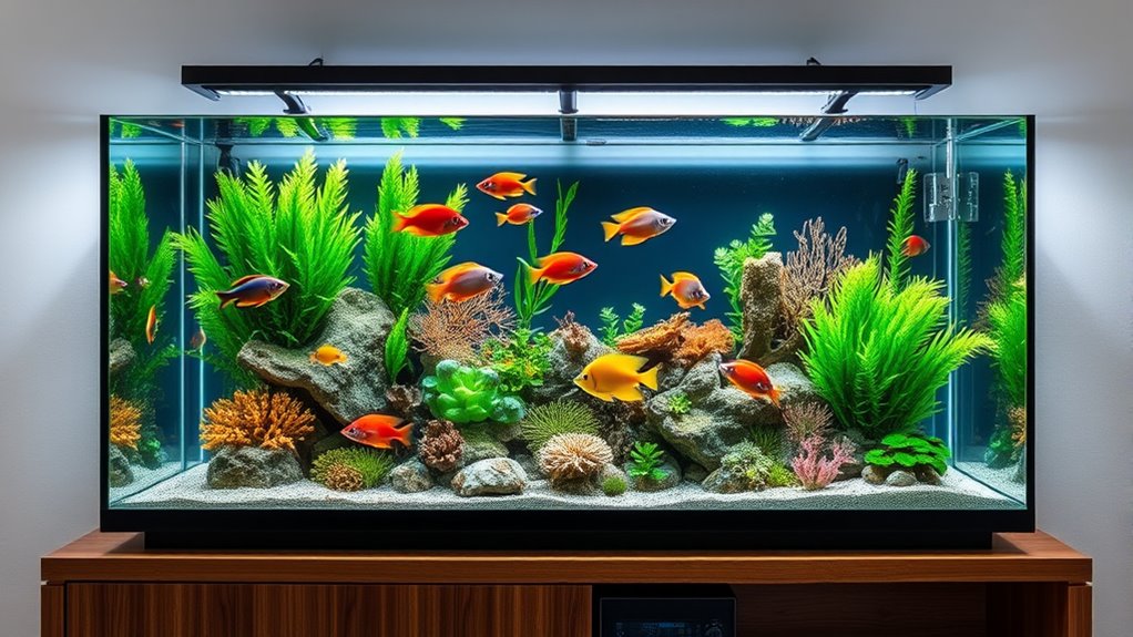 luxury elegant fish tanks