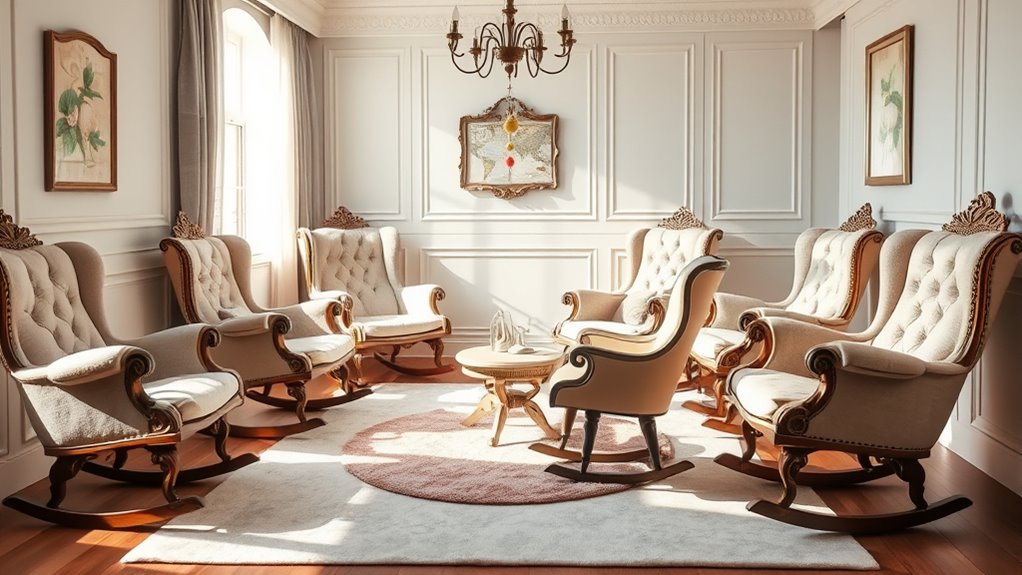 luxury nursery rocking chairs