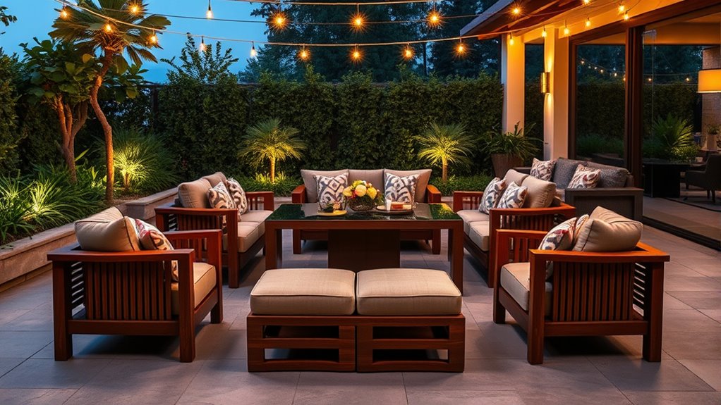 luxury outdoor patio furniture