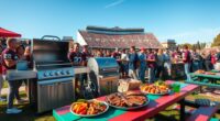 luxury tailgating grill options