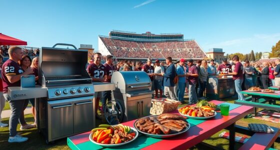 luxury tailgating grill options