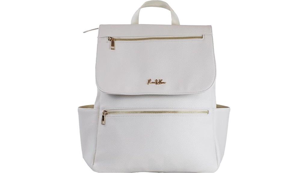 luxury vegan diaper backpack