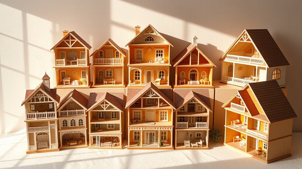 luxury wooden dollhouses collection